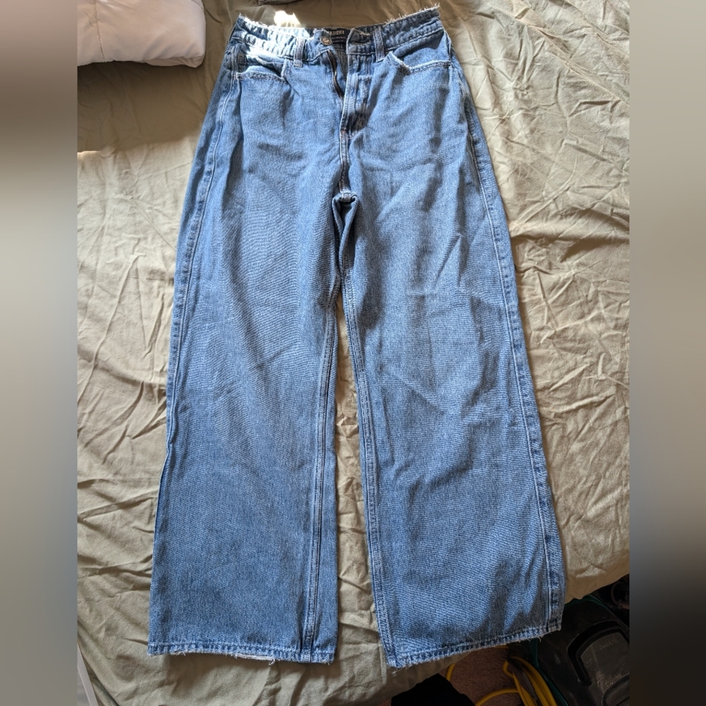 Hollister Light Blue Ultra High-Rise Jeans